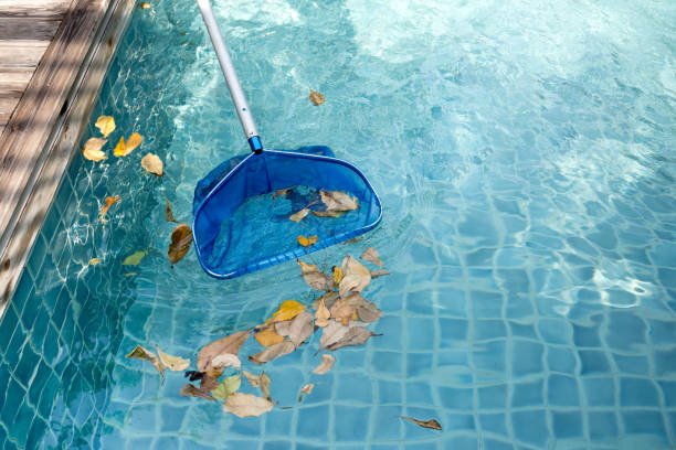 Cleaning swimming pool